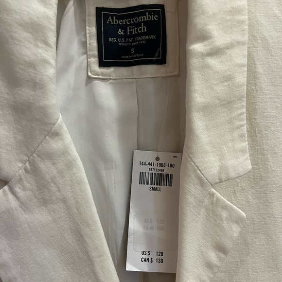 Abercrombie Linen Blend Blazer - Picture 2 of 4